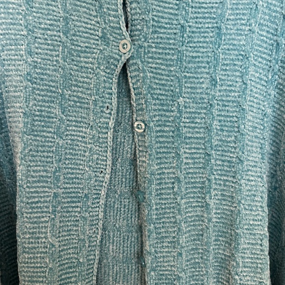 LuLaRoe Blue Shrug with Fringe - Picture 6 of 16